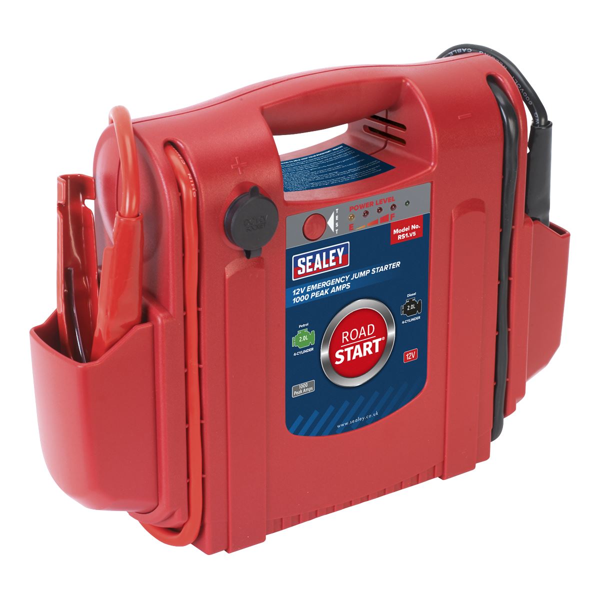 Sealey RoadStart® Emergency Jump Starter 12V 1000 Peak Amps RS1