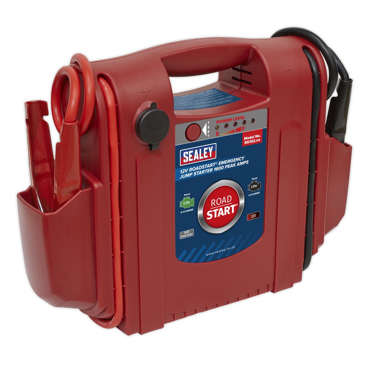 Sealey RoadStart® Emergency Jump Starter 12V 1600 Peak Amps RS102