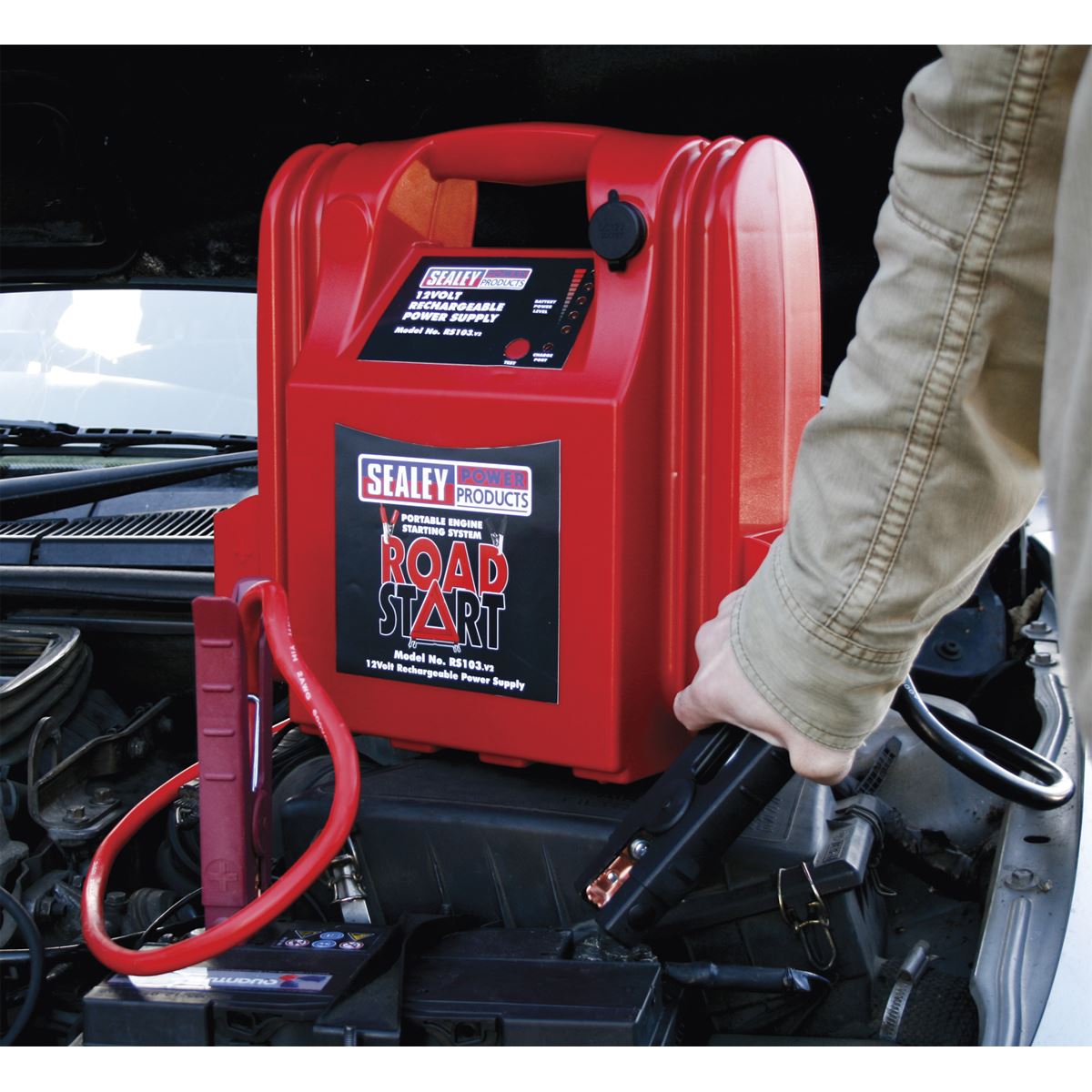 Sealey RoadStart® Emergency Jump Starter 12V 3200 Peak Amps RS103
