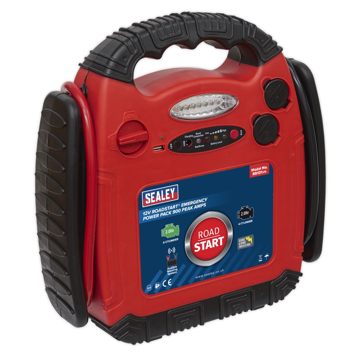 Sealey RoadStart Emergency Power Pack 12V 900 Peak Amps RS131