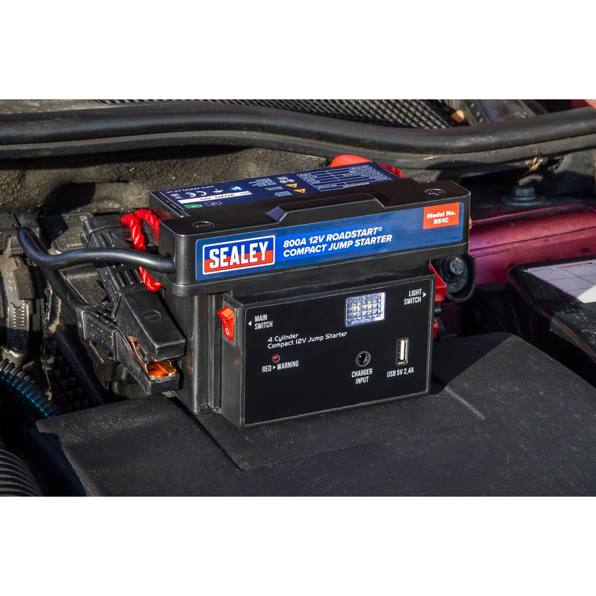 Sealey RoadStart® Compact Jump Starter 12V 900A RS1C