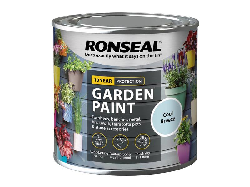 Ronseal Garden Paint Cool Breeze 250ml RSLGPCDB250