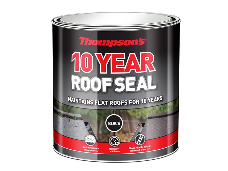 Ronseal Thompson's Roof Seal Black 1 litre RSLHPRS1L