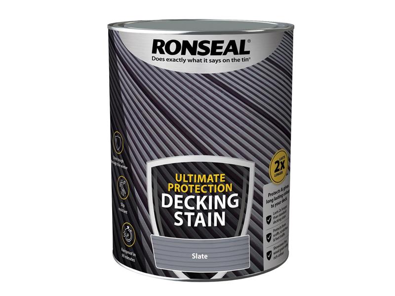 Ronseal Ultimate Protection Decking Stain Slate 5 litre RSLNUDSSL5L