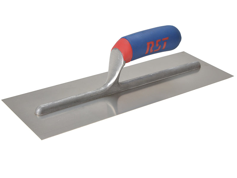 R.S.T. Plasterer's Finishing Trowel Stainless Steel Soft Touch Handle 16 x 4in RSTRTR16SSD