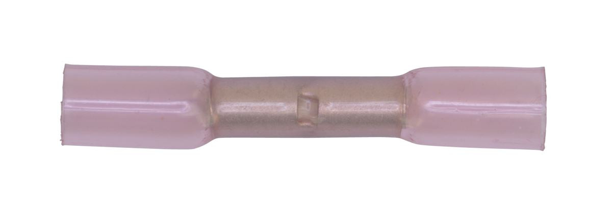 Sealey Heat Shrink Butt Connector Terminal �4.8mm Red Pack of 100 RTSB100