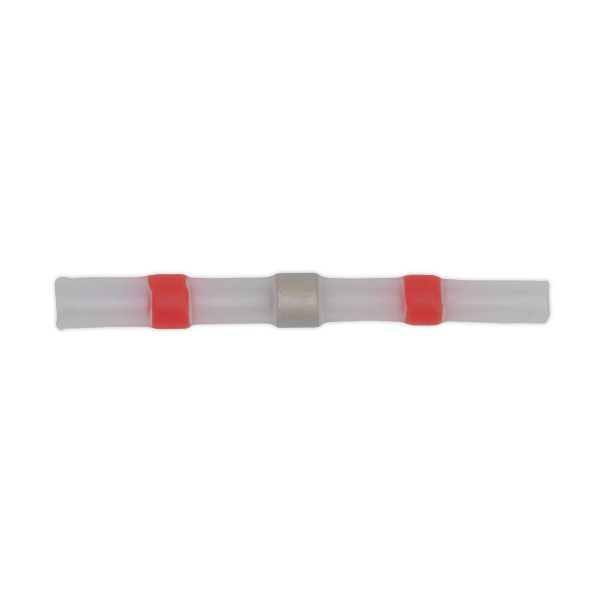 Sealey Heat Shrink Butt Connector Solder Terminal 22-18 AWG Red Pack of 25 RTSSB25