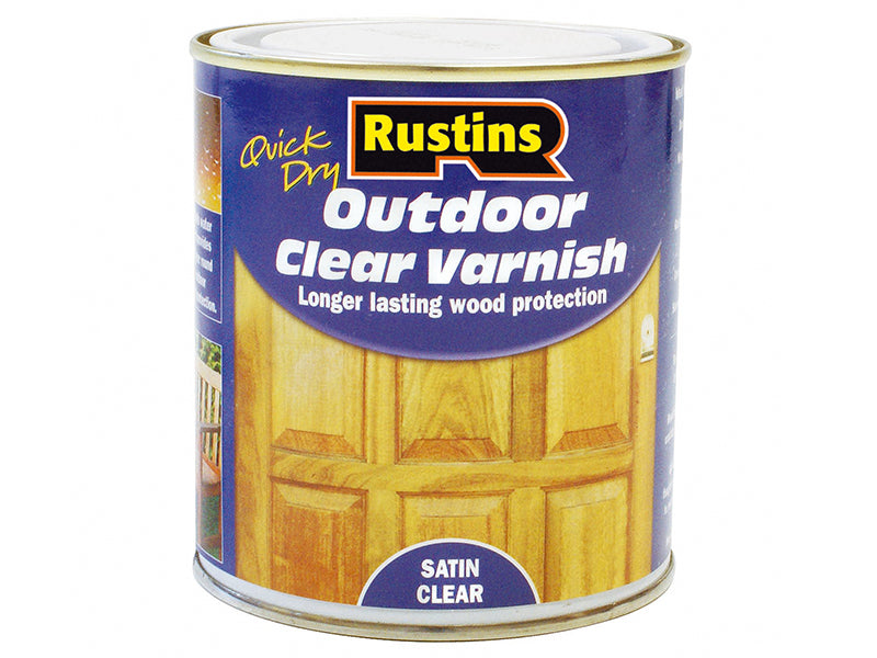 Rustins Exterior Varnish Satin 1 litre RUSEVS1L