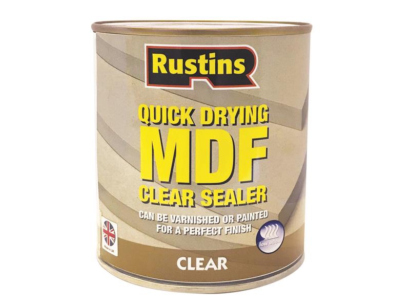 Rustins Quick Drying MDF Sealer Clear 1 litre RUSMDFCS1L