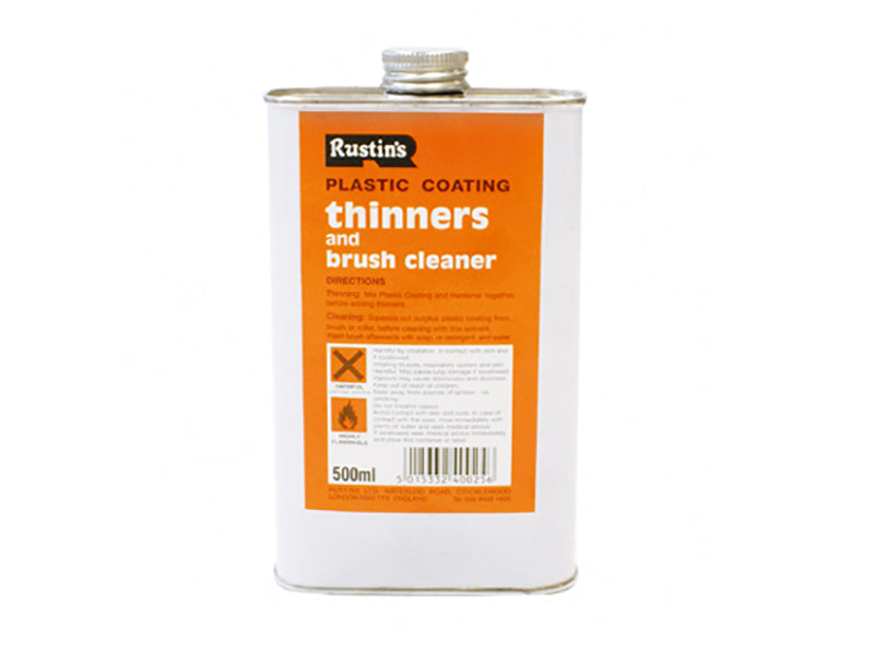 Rustins Plastic Coating Thinners 500ml RUSPCT500