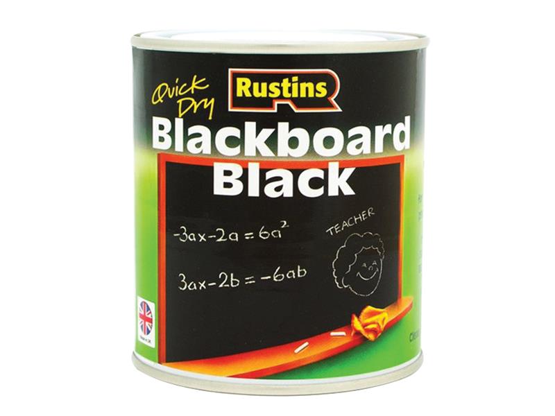 Rustins Quick Dry Blackboard Black 100ml RUSQDBB100
