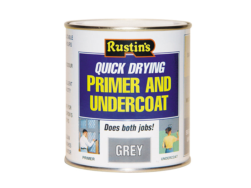 Rustins Quick Dry Primer & Undercoat Grey 2.5 litre RUSQDPUG25L