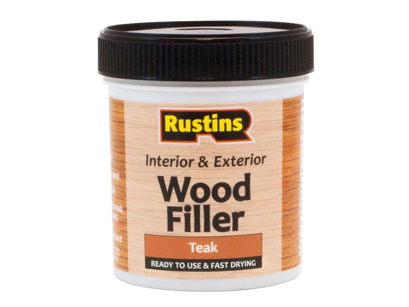 Rustins Acrylic Wood Filler Teak 250ml RUSQDWFT250