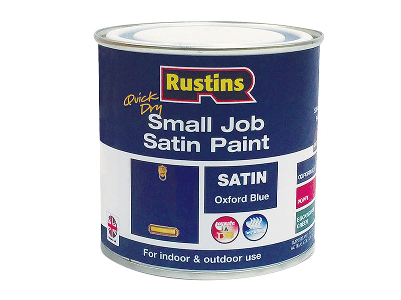 Rustins Quick Dry Small Job Gloss Paint Oxford Blue 250ml RUSSJPOXBQD