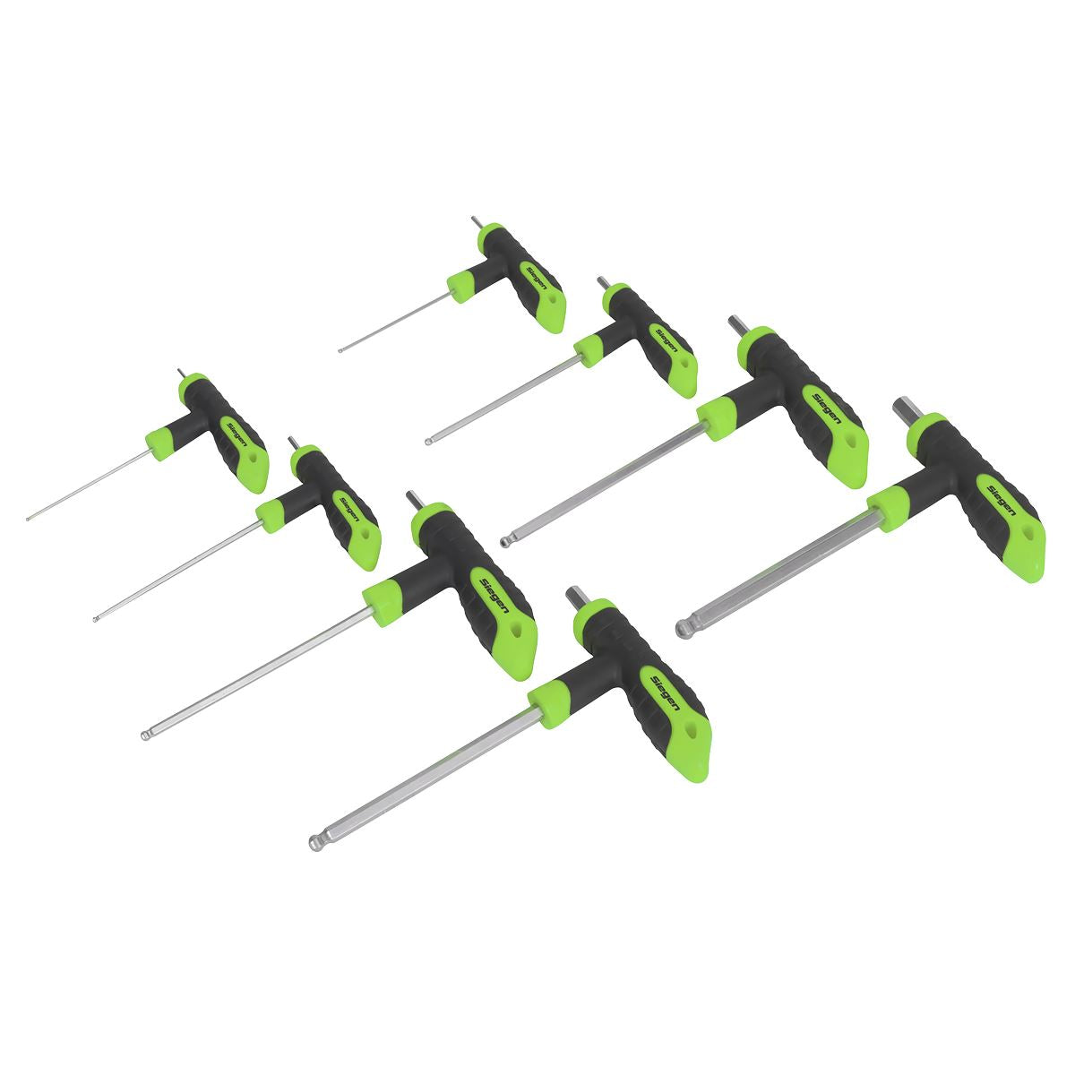 Sealey T-Handle Ball-End Hex Key Set 8pc S01069