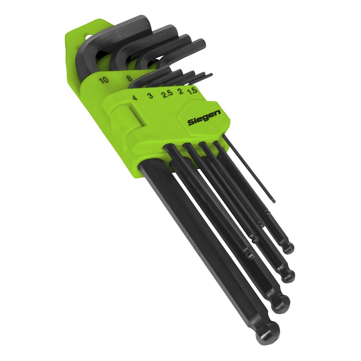 Sealey Ball-End Hex Key Set 9pc Long Metric S01093
