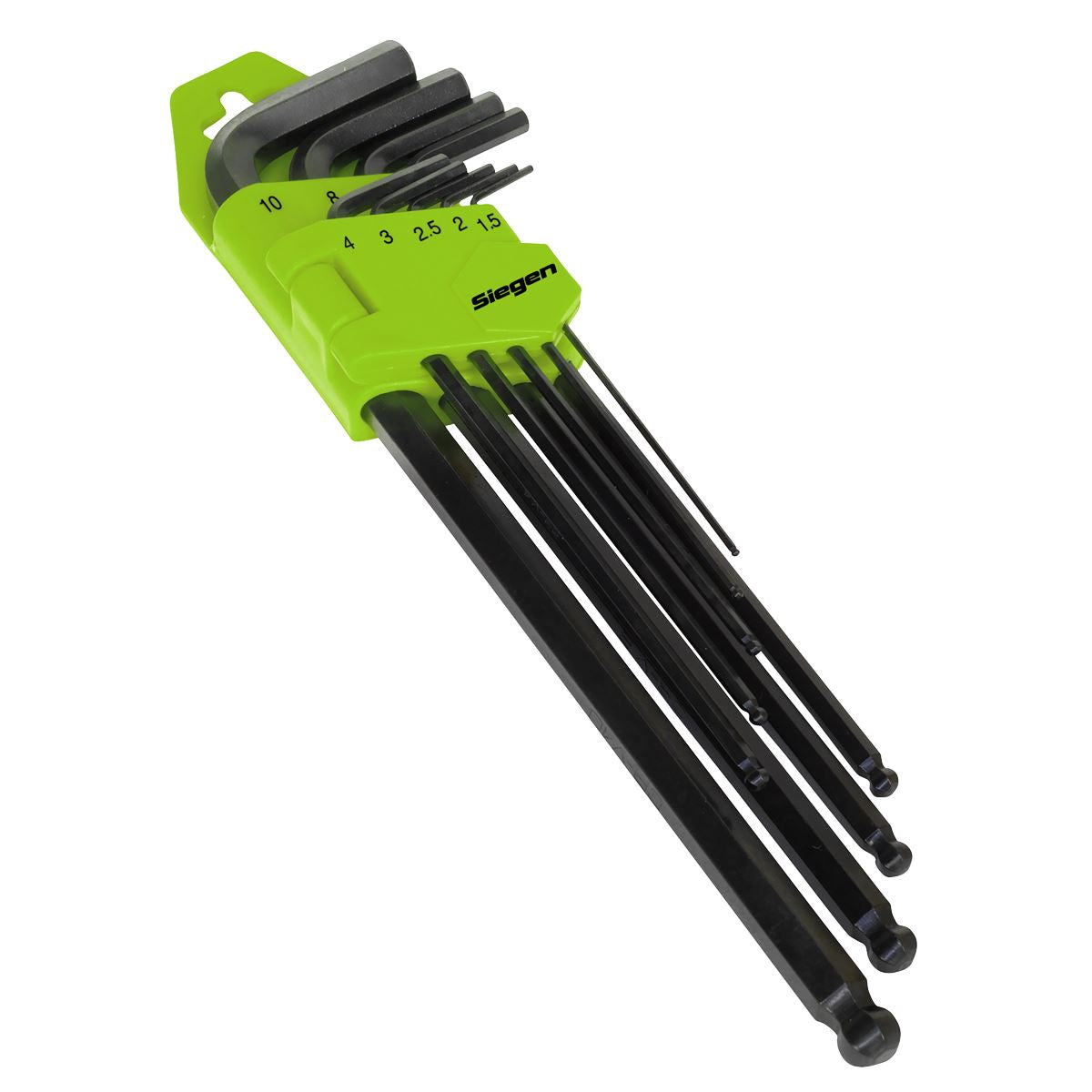 Sealey Ball-End Hex Key Set 9pc Extra-Long Metric S01094