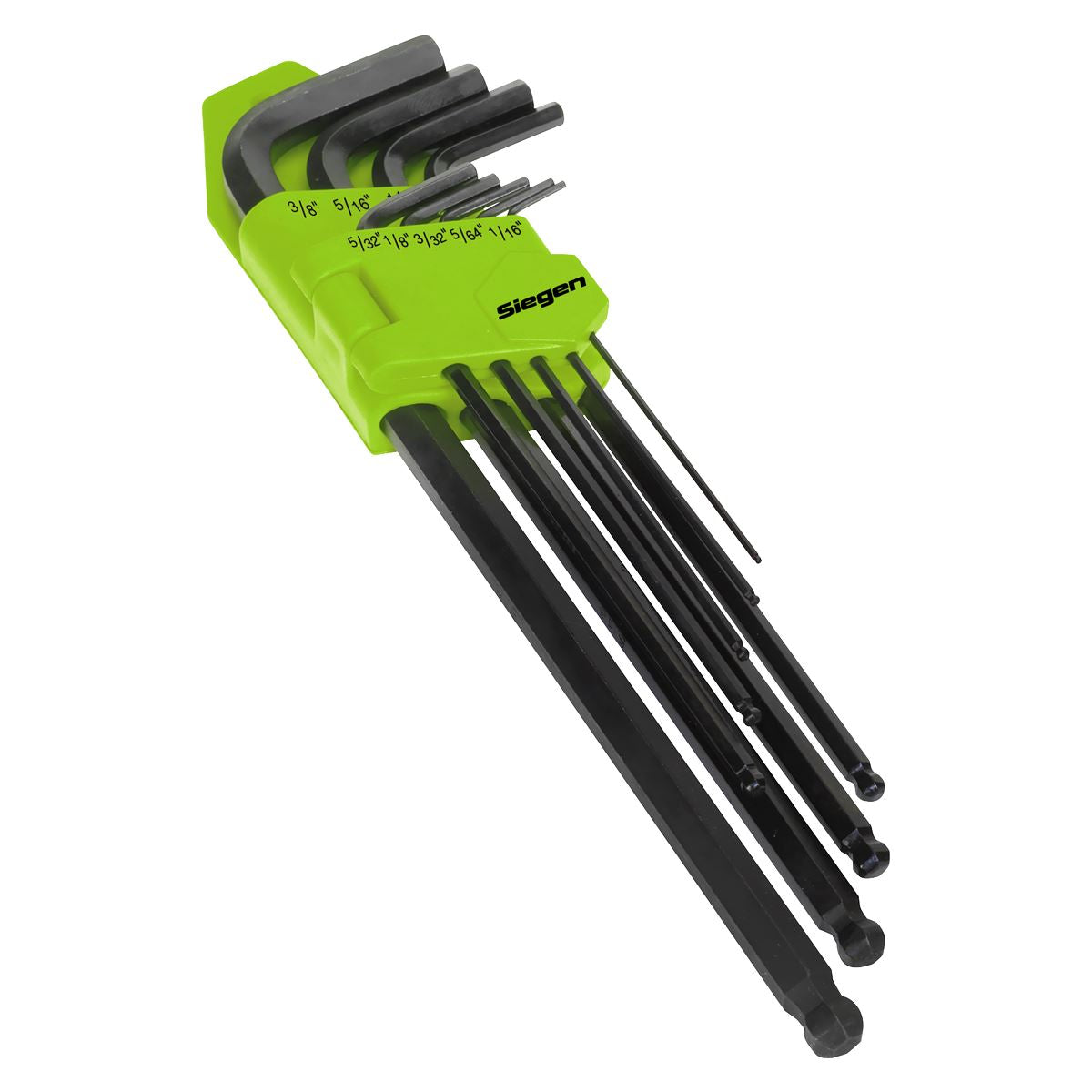 Sealey Ball-End Hex Key Set 9pc Extra-Long Imperial S01099