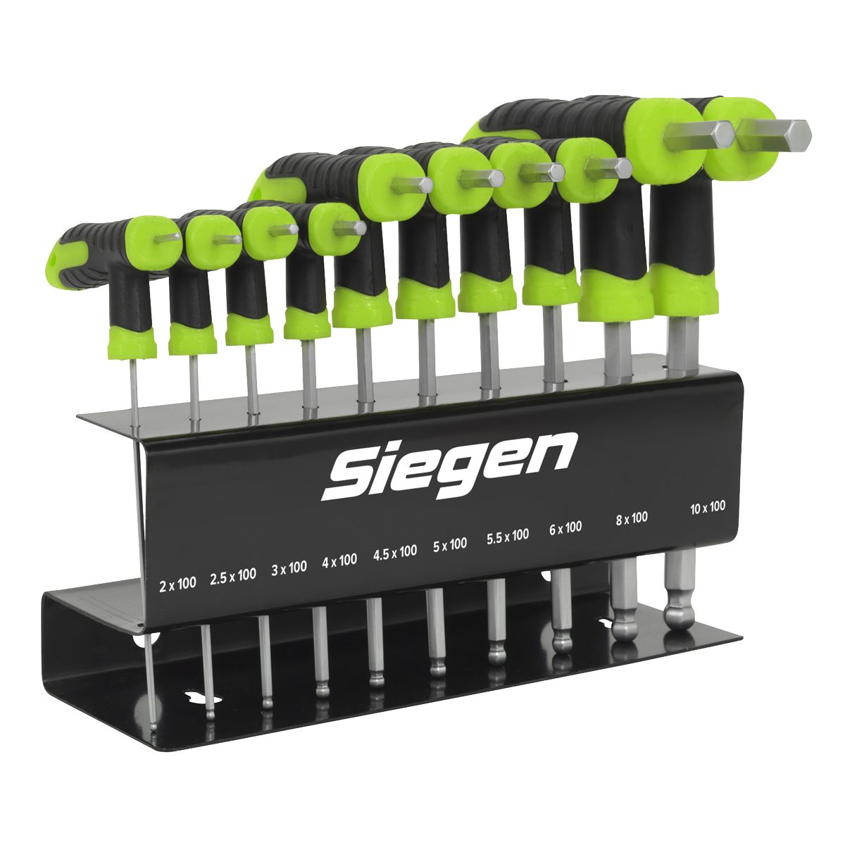 Sealey Ball-End Hex Key Set 10pc T-Handle Metric S01150
