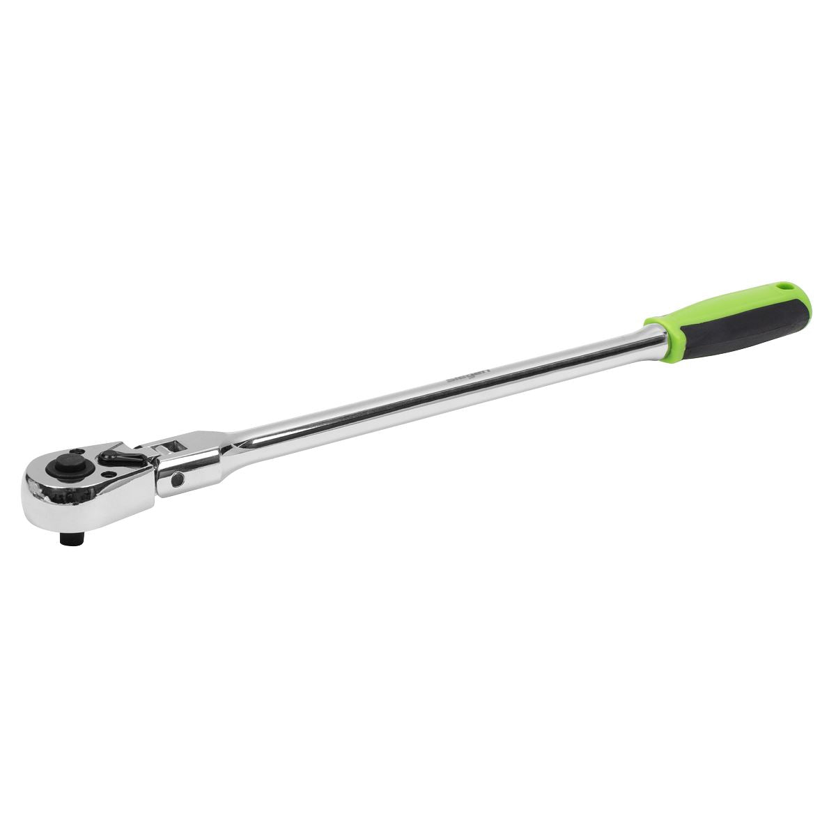 Sealey 1/4"Sq Drive Long Ratchet Wrench Flexi Head Flip Reverse S01257