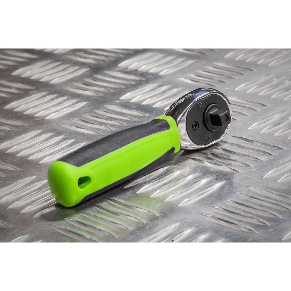 Sealey 1/4"Sq Drive Ratchet Wrench Stubby Flip Reverse 72 TOOTH S01258