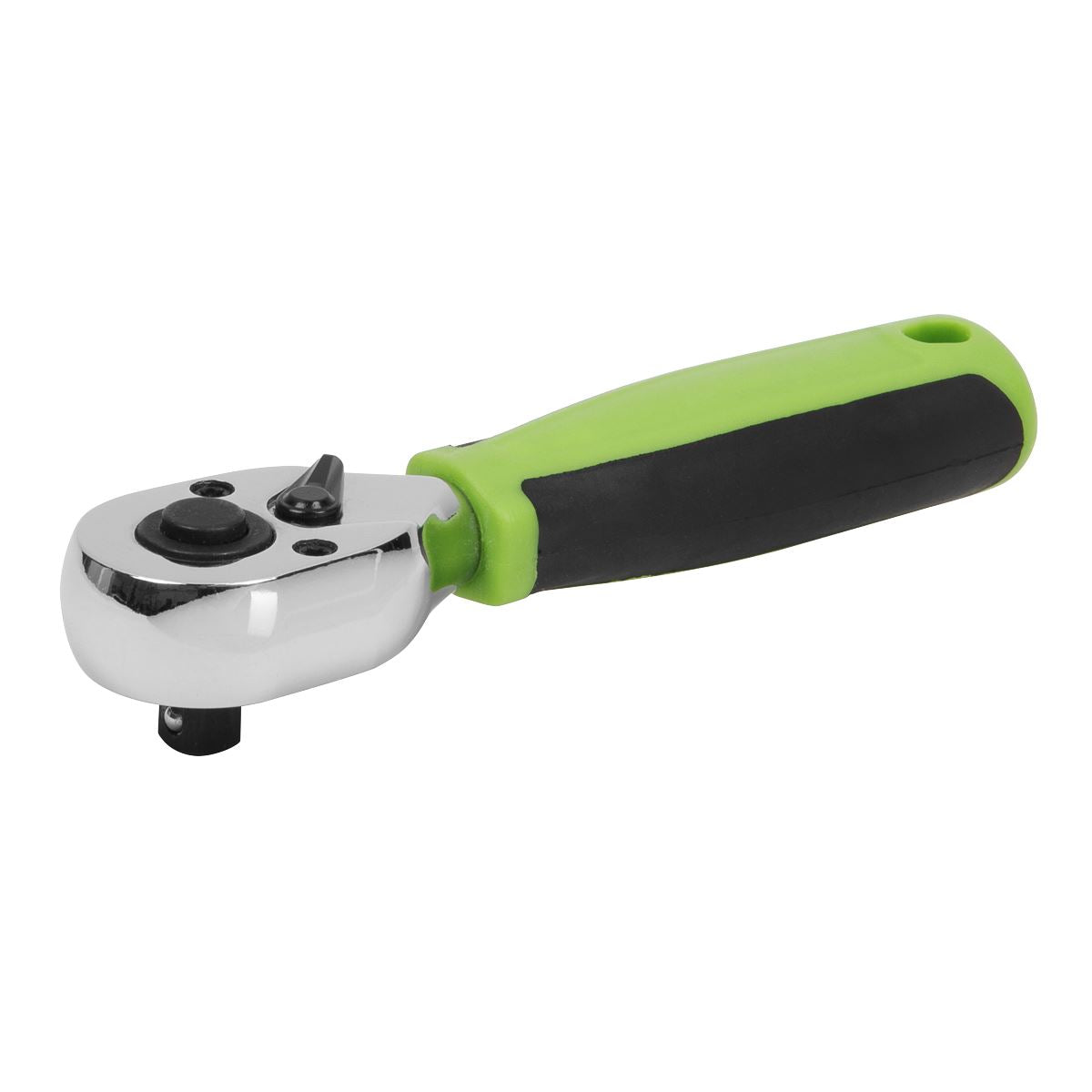 Sealey 1/4"Sq Drive Ratchet Wrench Stubby Flip Reverse 72 TOOTH S01258