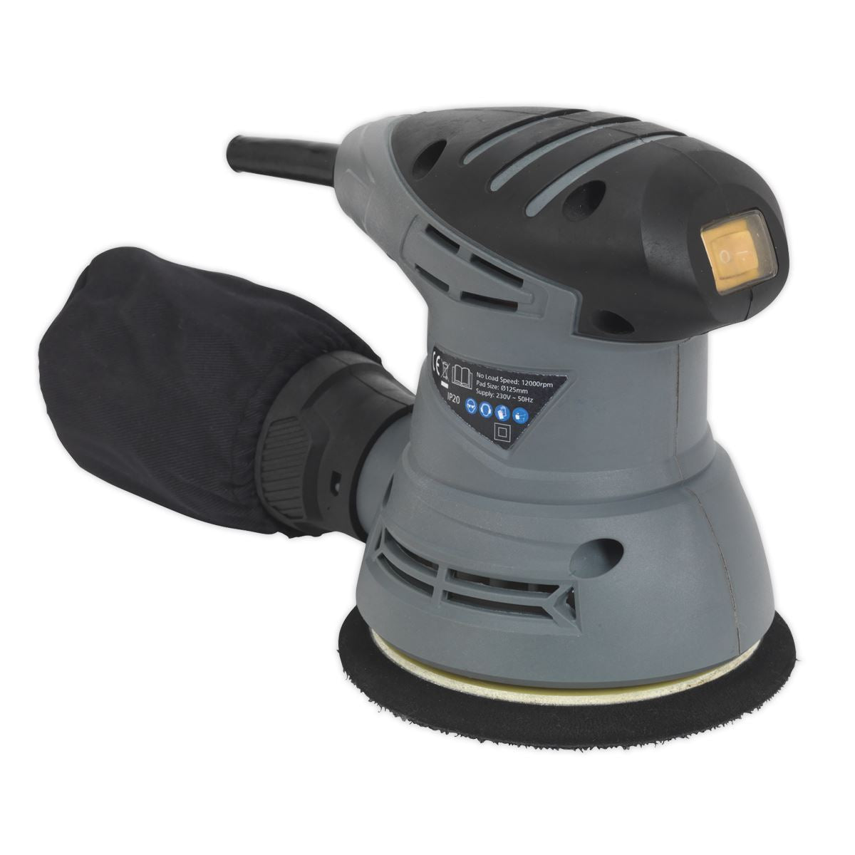 Sealey Dual Action Palm Sander �125mm 240W/230V S0125
