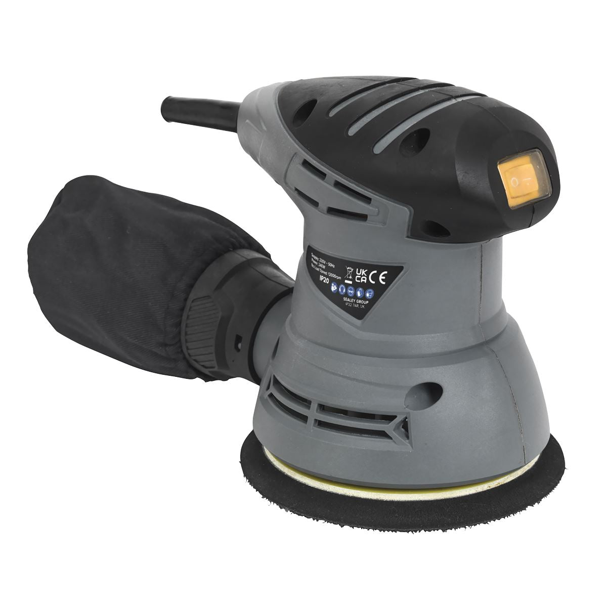 Sealey Dual Action Palm Sander �125mm 240W/230V S0125