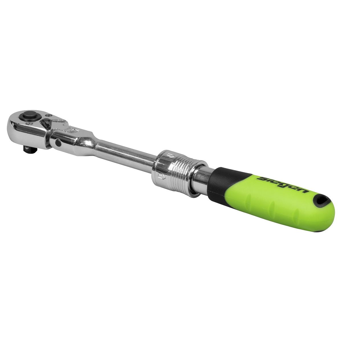 Sealey Siegen Extendable Flexi-Head Ratchet Wrench 1/4"Sq Drive S01294