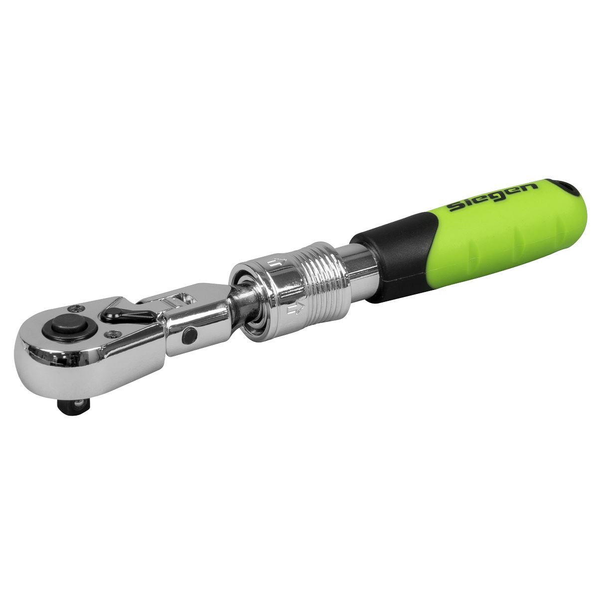 Sealey Siegen Extendable Flexi-Head Ratchet Wrench 1/4"Sq Drive S01294