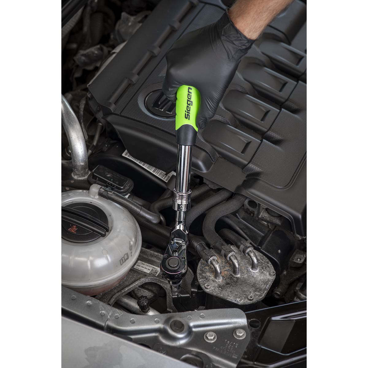 Sealey Siegen Extendable Flexi-Head Ratchet Wrench 1/2"Sq Drive S01296
