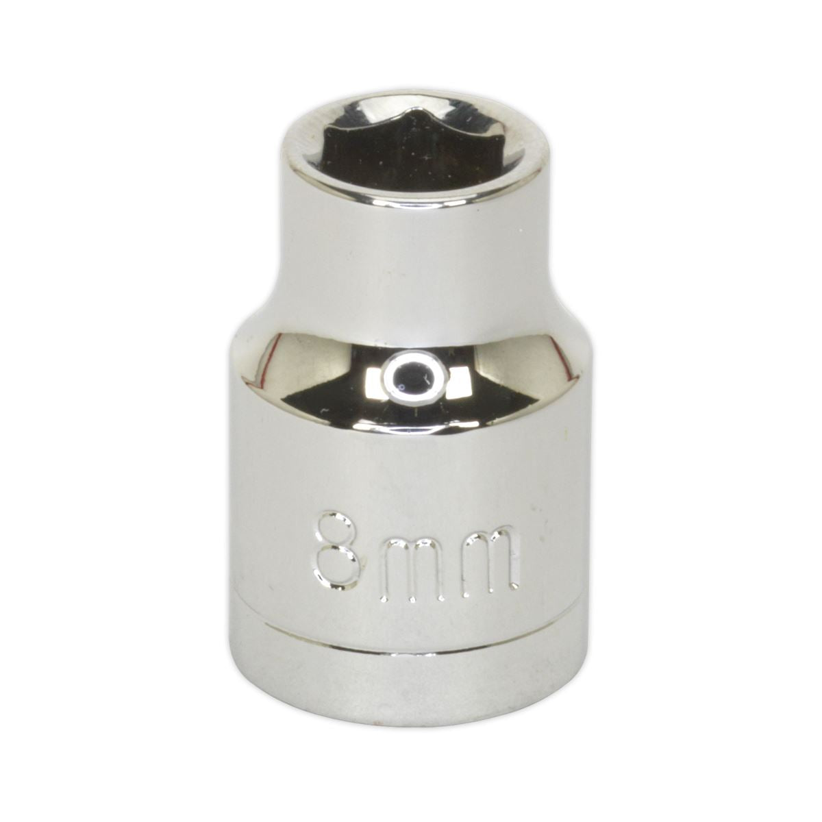 Sealey 3/8"Sq Drive Socket 8mm WallDrive Chrome Standard Length S0576