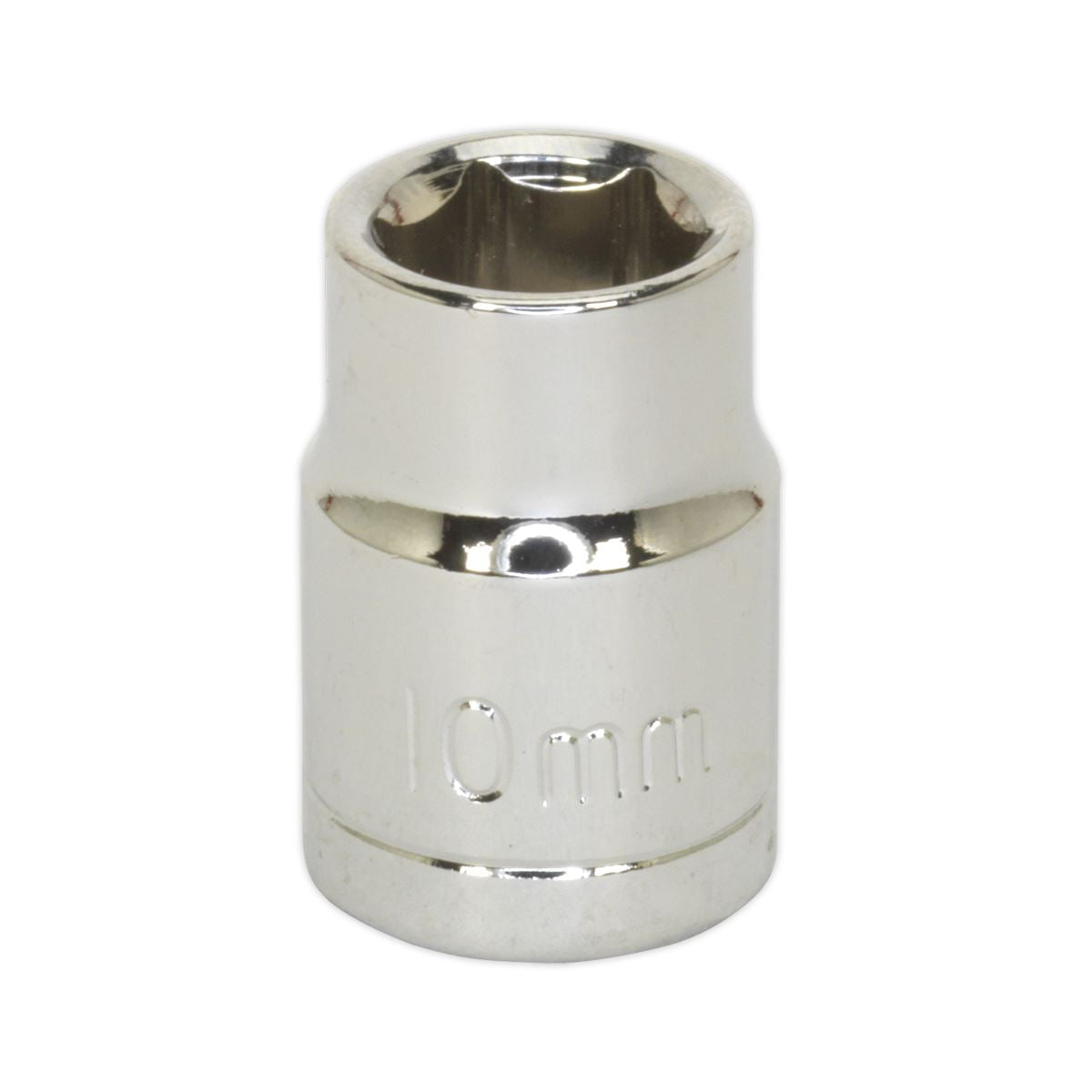 Sealey 3/8"Sq Drive Socket 10mm WallDrive Chrome Standard Length S0577