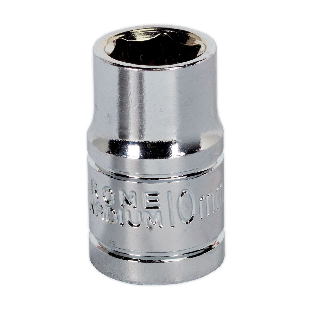 Sealey 3/8"Sq Drive Socket 10mm WallDrive Chrome Standard Length S0577