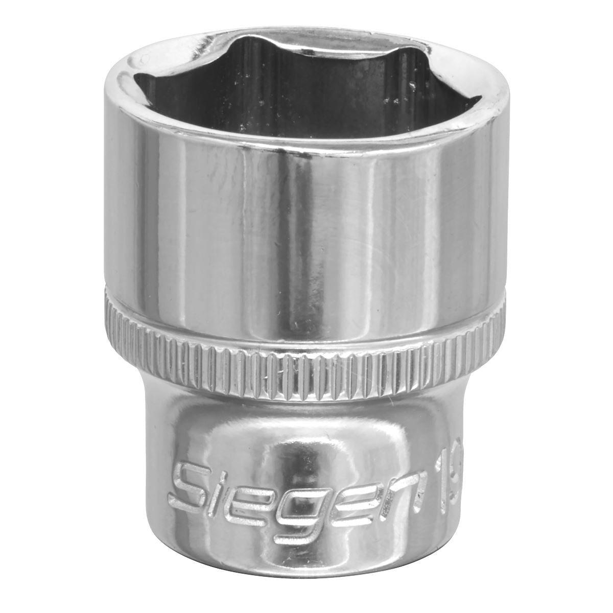Sealey 3/8"Sq Drive Socket 19mm WallDrive Chrome Standard Length S0586