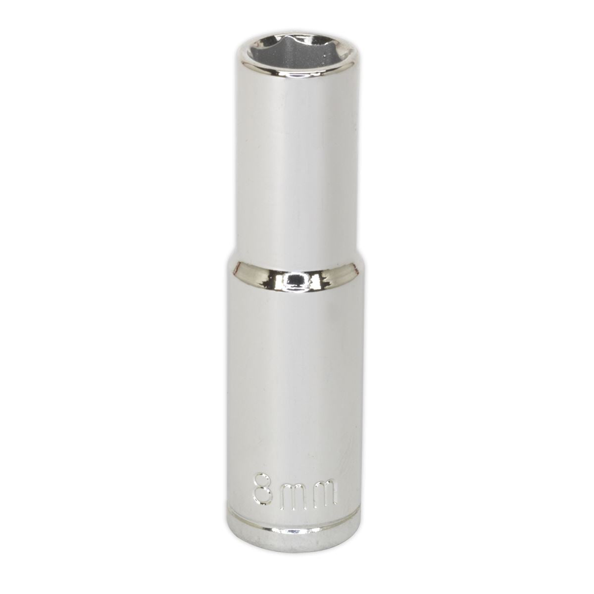 Sealey 8mm Deep 3/8"Sq Drive WallDrive Socket Chrome Hardened Tempered S0587