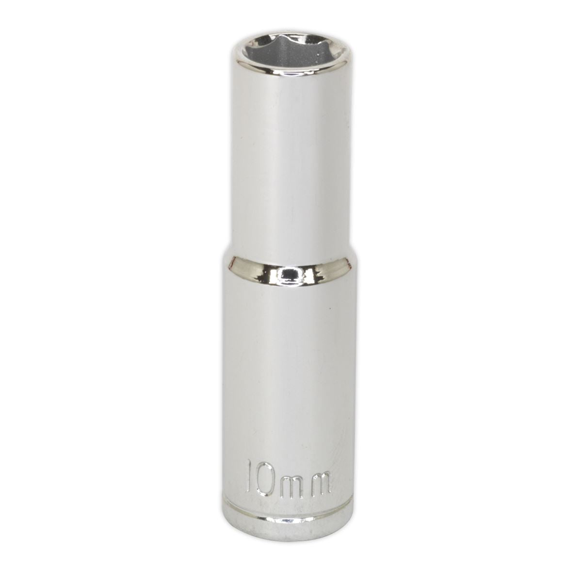 Sealey 10mm Deep 3/8"Sq Drive WallDrive Socket Chrome Hardened Tempered S0588