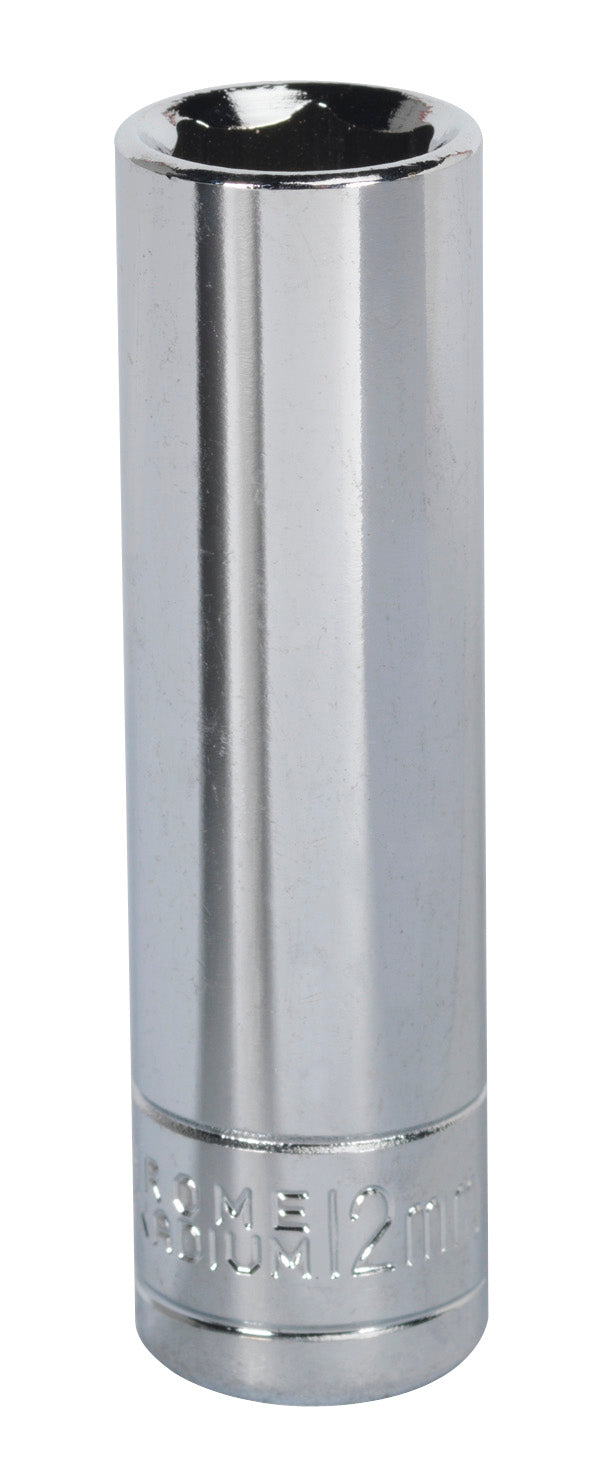Sealey 12mm Deep 3/8"Sq Drive WallDrive Socket Chrome Hardened Tempered S0590