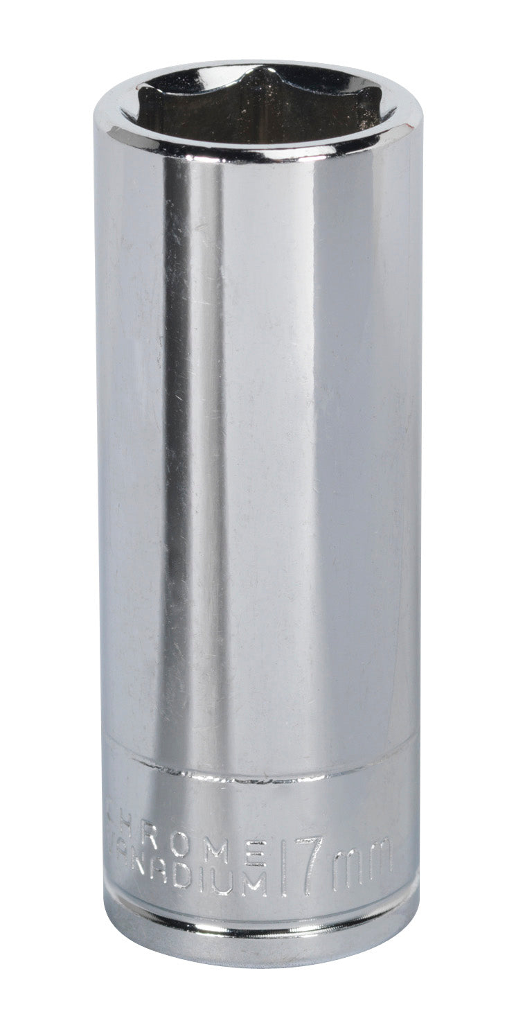 Sealey 17mm Deep 3/8"Sq Drive WallDrive Socket Chrome Hardened Tempered S0595