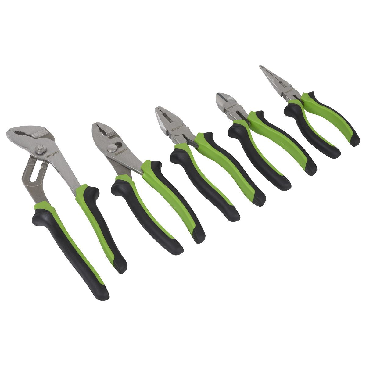 Sealey Comfort Grip Pliers Set 5pc S0646