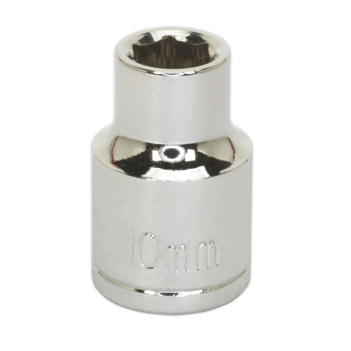 Sealey 10mm WallDrive Standard Length Chrome Socket 1/2"Sq Drive S0648