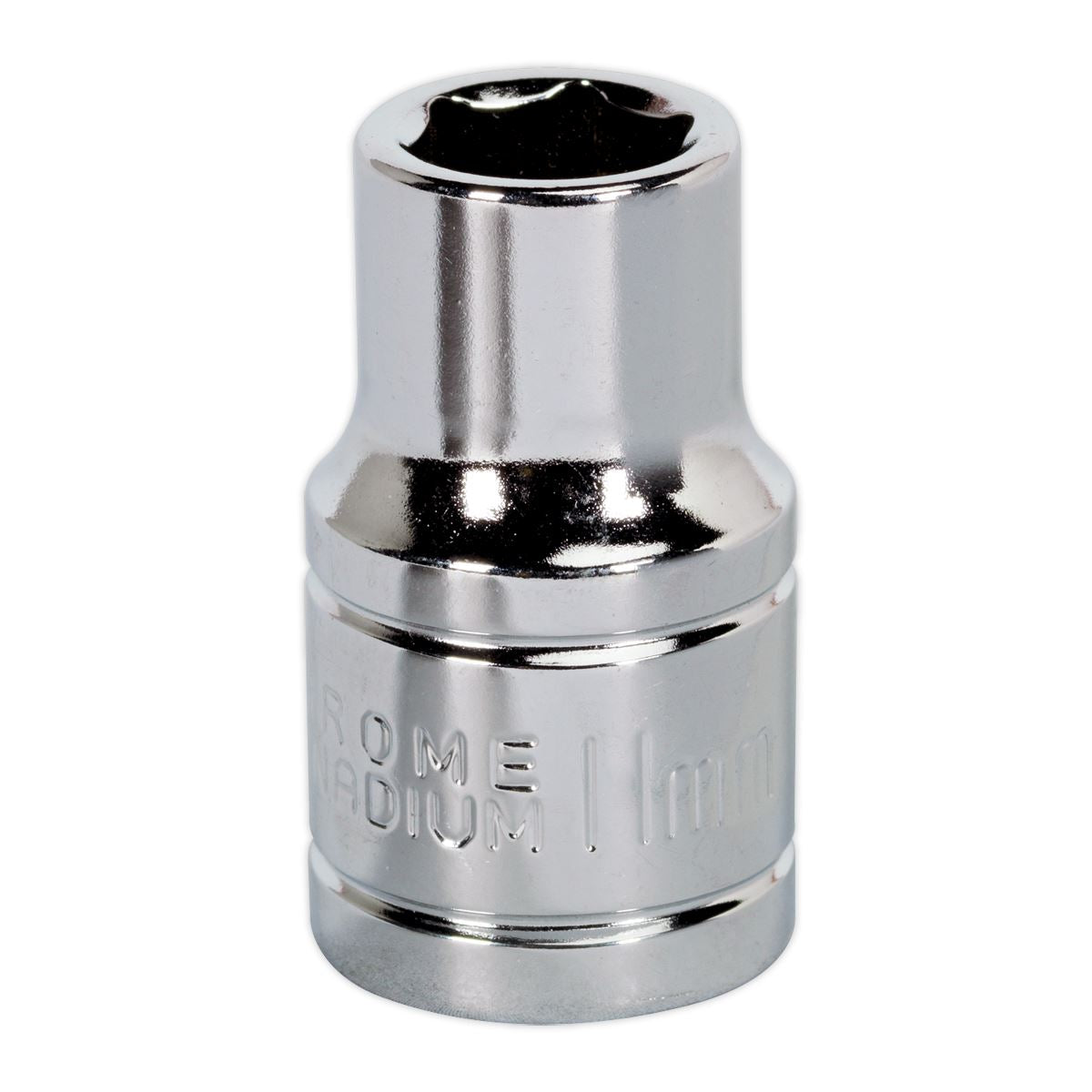 Sealey 11mm WallDrive Standard Length Chrome Socket 1/2"Sq Drive S0649