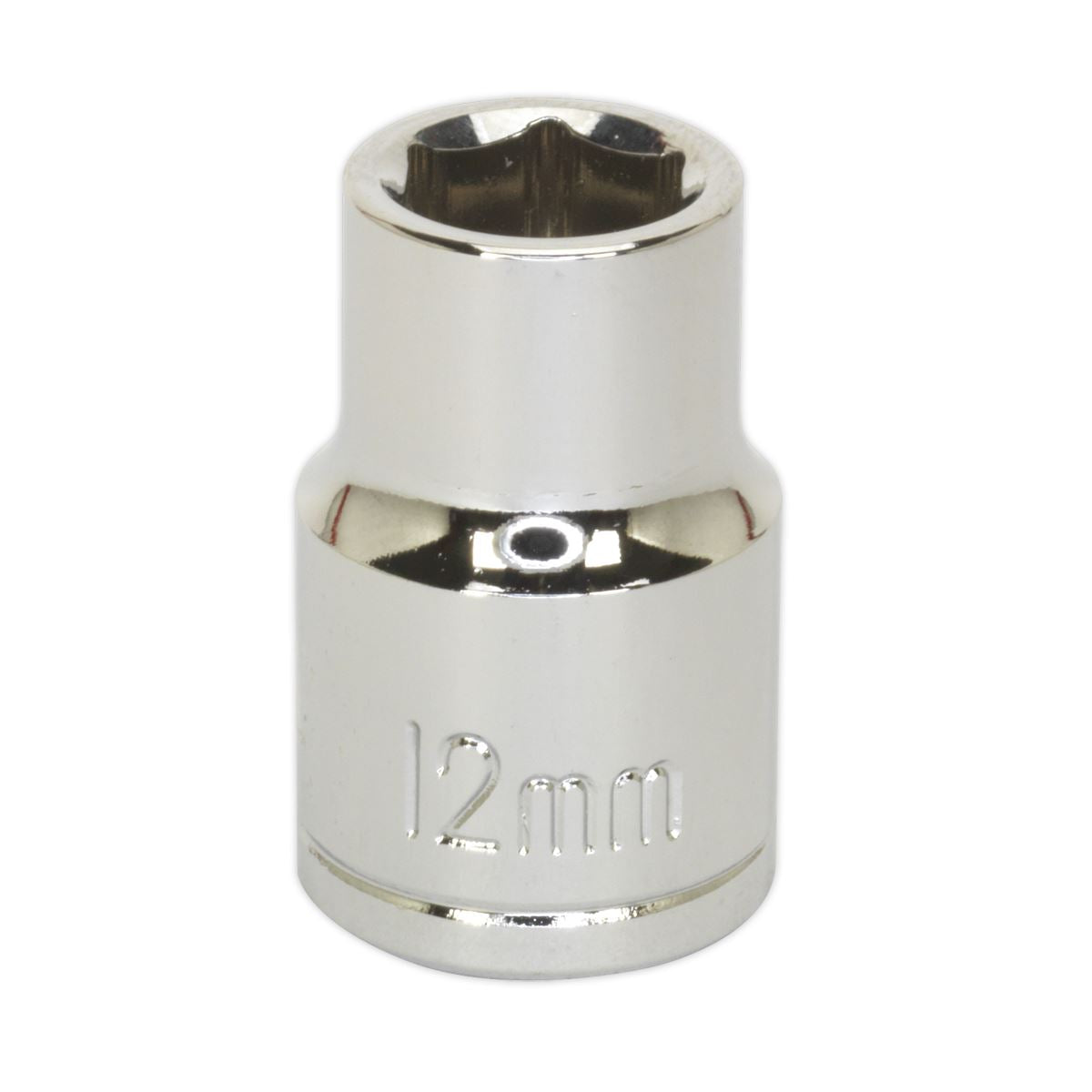 Sealey 12mm WallDrive Standard Length Chrome Socket 1/2"Sq Drive S0650