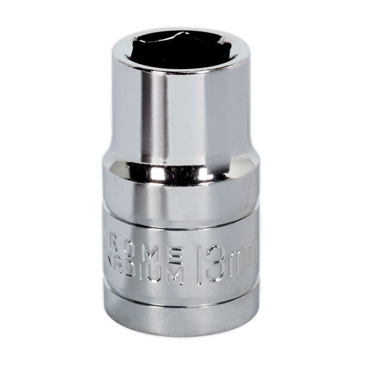 Sealey 13mm WallDrive Standard Length Chrome Socket 1/2"Sq Drive S0651