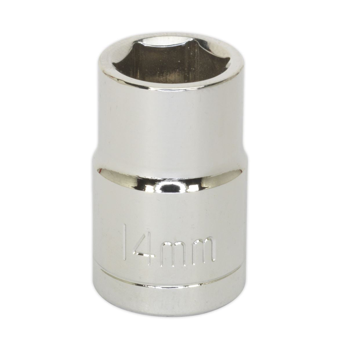 Sealey 14mm WallDrive Standard Length Chrome Socket 1/2"Sq Drive S0652