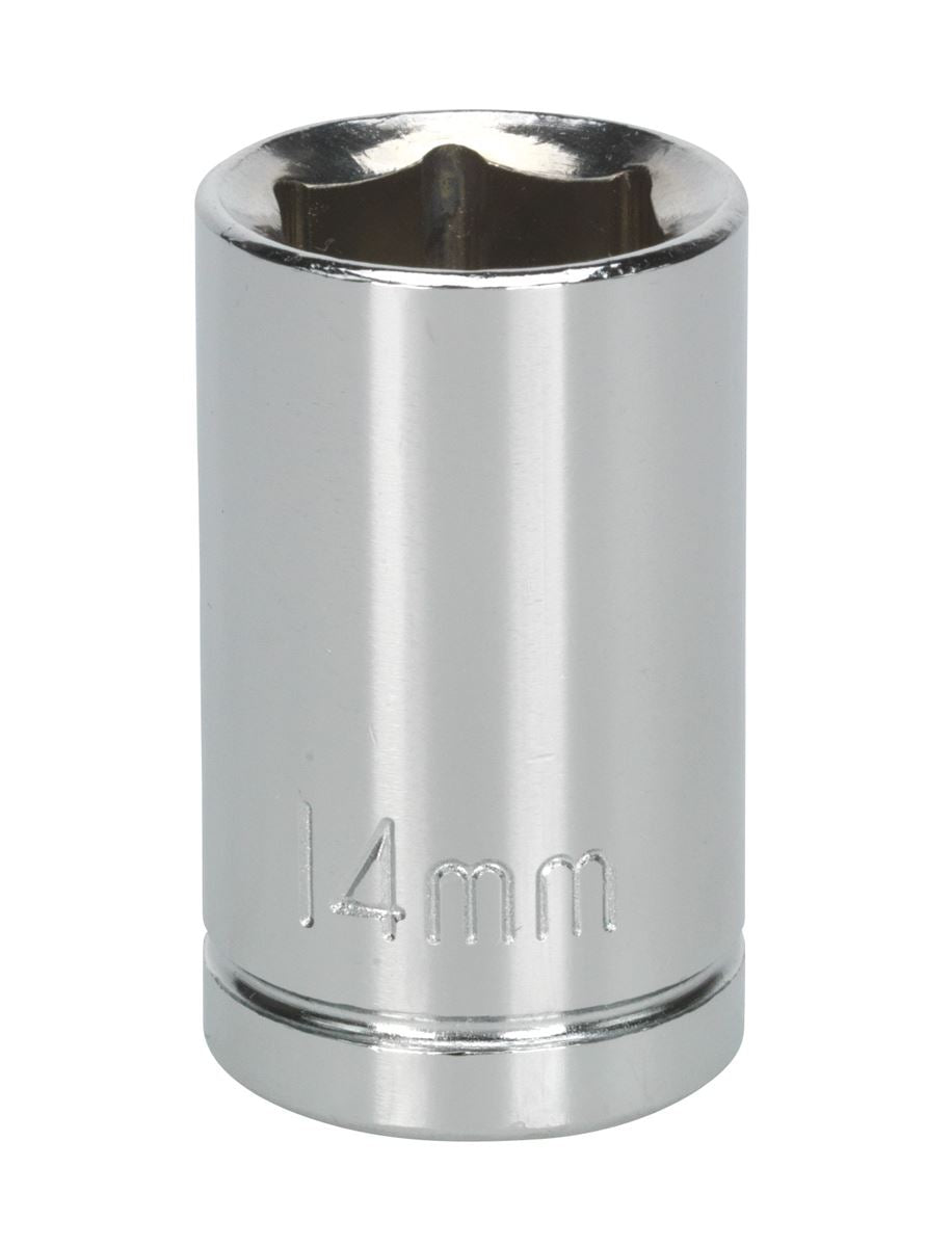 Sealey 14mm WallDrive Standard Length Chrome Socket 1/2"Sq Drive S0652