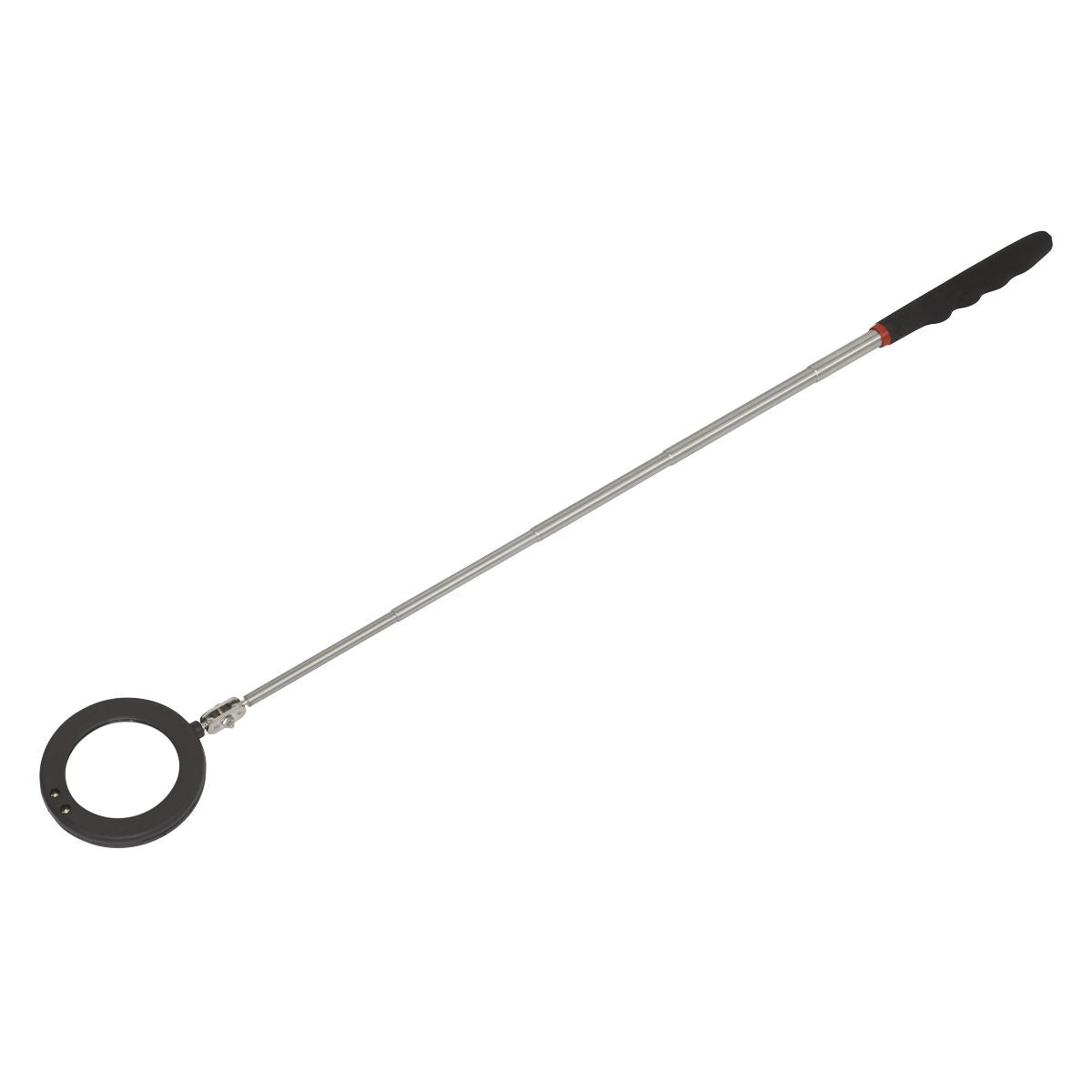 Sealey Telescopic Inspection Mirror �75mm with LED S0947