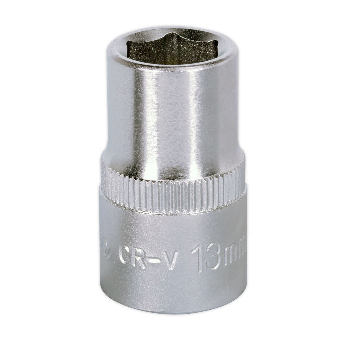 Sealey 13mm WallDrive Standard Length Chrome Socket 1/2"Sq Drive S1213