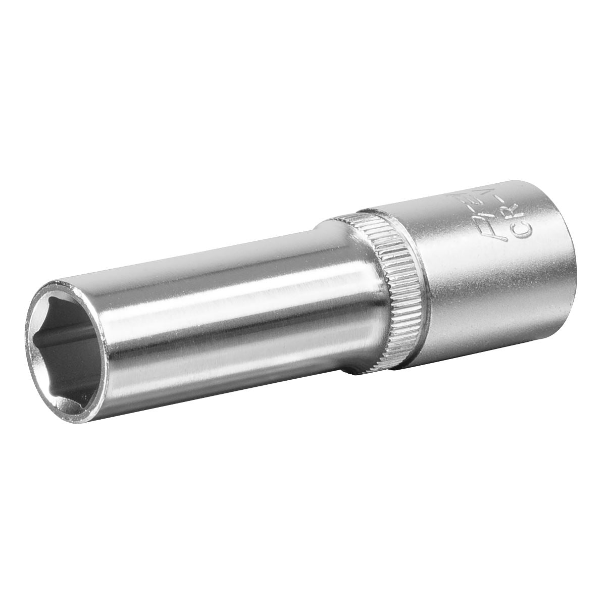 Sealey 13mm Deep Metric WallDrive Socket 1/2"Sq Drive Satin Chrome S1213D