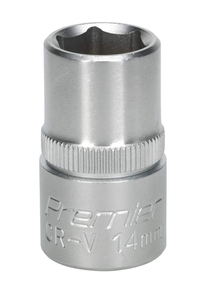 Sealey 14mm WallDrive Standard Length Chrome Socket 1/2"Sq Drive S1214